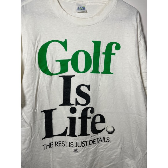 Golf Is Life Vintage DALE T-Shirt XL Big‎ Ball Sports Graphic Tee - Picture 2 of 7